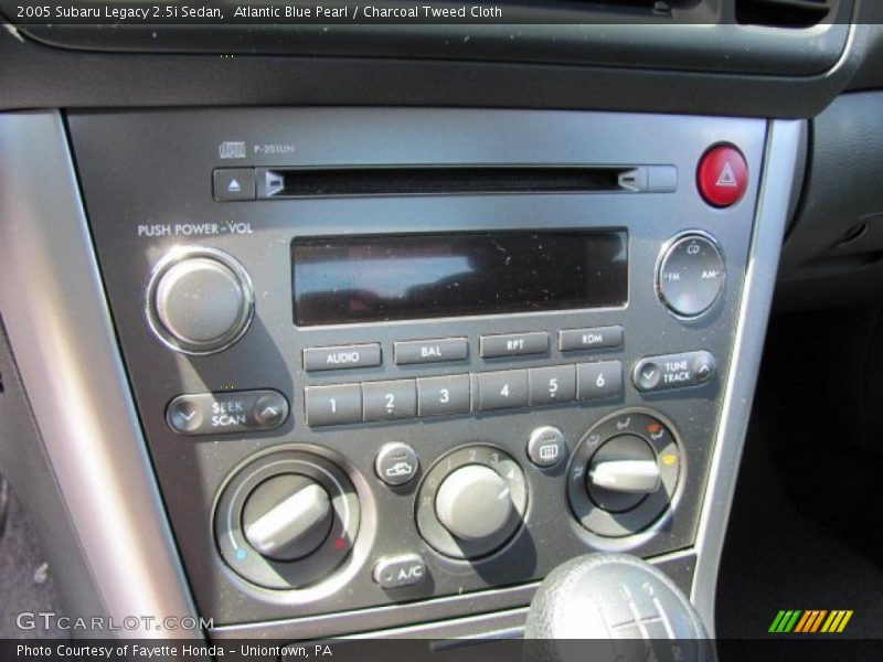 Atlantic Blue Pearl / Charcoal Tweed Cloth 2005 Subaru Legacy 2.5i Sedan