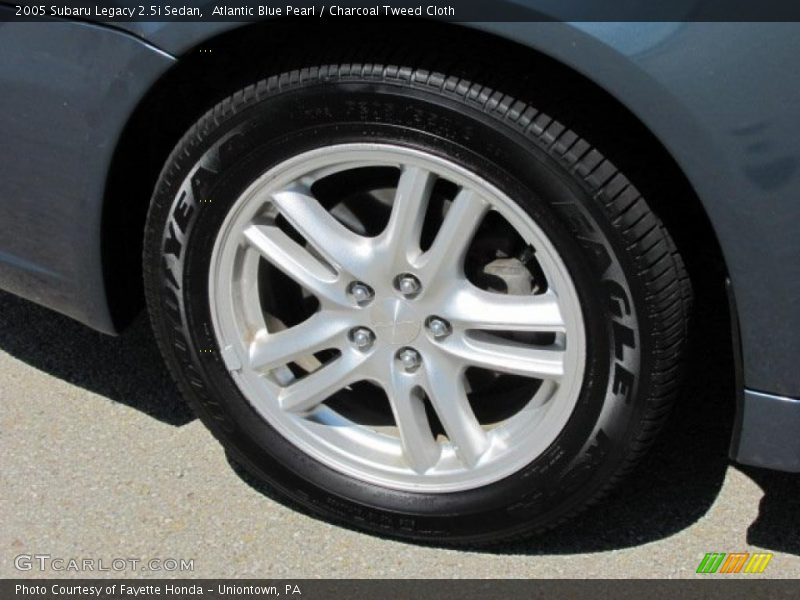 Atlantic Blue Pearl / Charcoal Tweed Cloth 2005 Subaru Legacy 2.5i Sedan