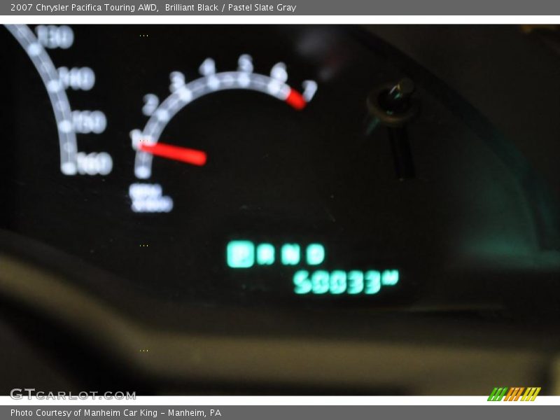 Brilliant Black / Pastel Slate Gray 2007 Chrysler Pacifica Touring AWD