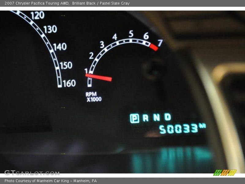 Brilliant Black / Pastel Slate Gray 2007 Chrysler Pacifica Touring AWD