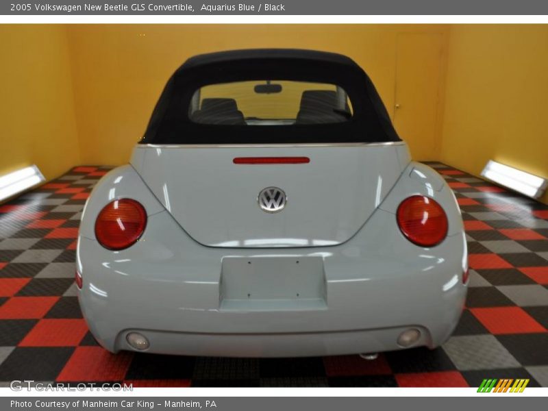 Aquarius Blue / Black 2005 Volkswagen New Beetle GLS Convertible