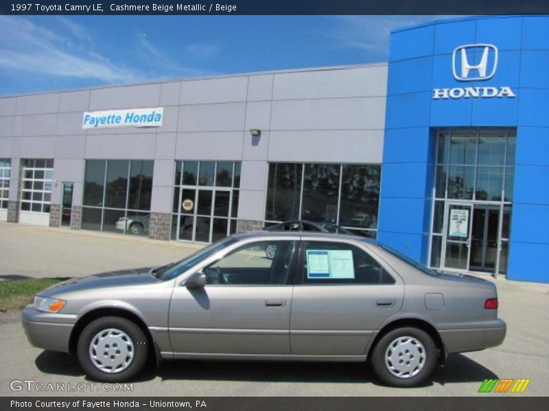 Cashmere Beige Metallic / Beige 1997 Toyota Camry LE