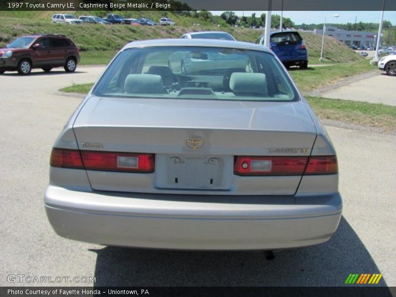 Cashmere Beige Metallic / Beige 1997 Toyota Camry LE