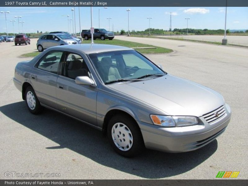 Cashmere Beige Metallic / Beige 1997 Toyota Camry LE