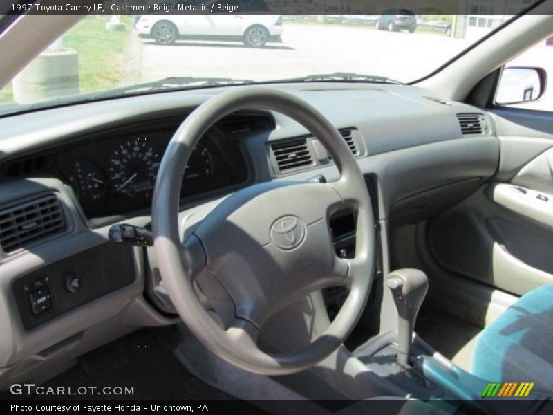 Cashmere Beige Metallic / Beige 1997 Toyota Camry LE