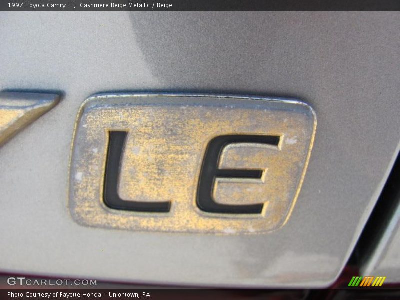 Cashmere Beige Metallic / Beige 1997 Toyota Camry LE