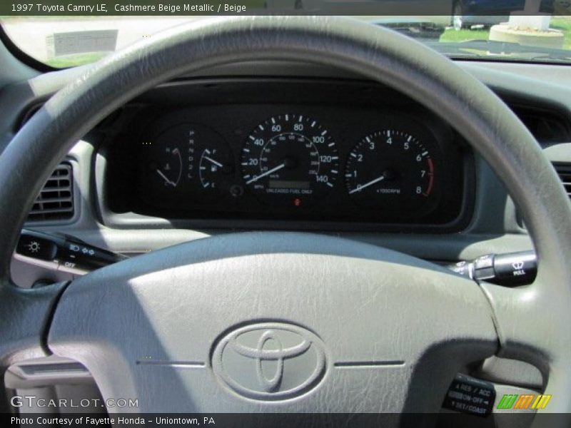 Cashmere Beige Metallic / Beige 1997 Toyota Camry LE