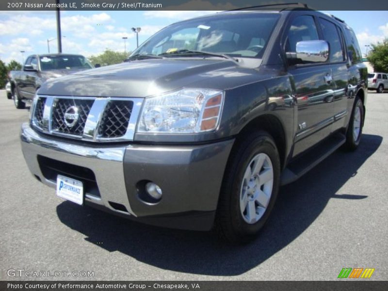 Smoke Gray / Steel/Titanium 2007 Nissan Armada LE