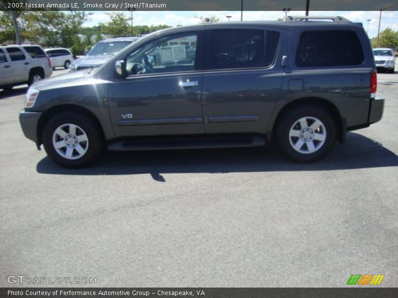 Smoke Gray / Steel/Titanium 2007 Nissan Armada LE