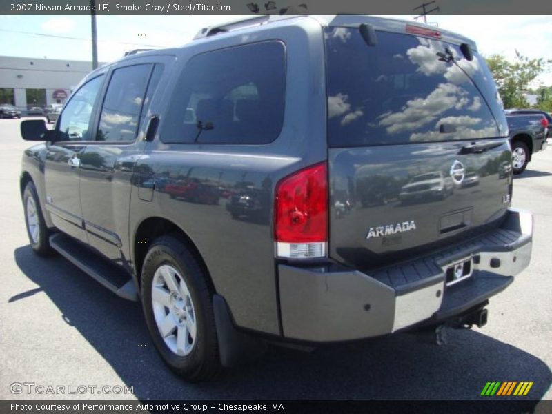 Smoke Gray / Steel/Titanium 2007 Nissan Armada LE