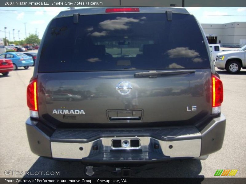 Smoke Gray / Steel/Titanium 2007 Nissan Armada LE