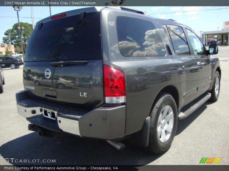 Smoke Gray / Steel/Titanium 2007 Nissan Armada LE