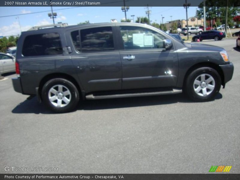 Smoke Gray / Steel/Titanium 2007 Nissan Armada LE