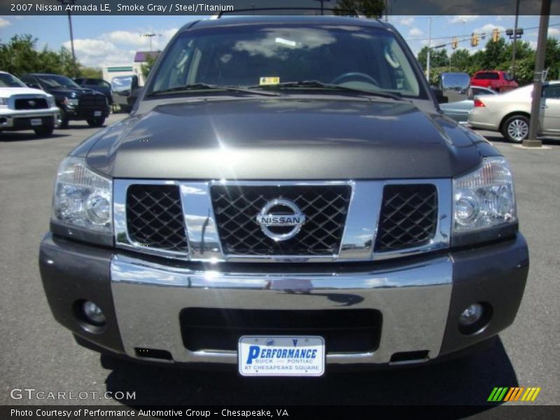 Smoke Gray / Steel/Titanium 2007 Nissan Armada LE