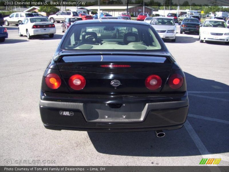 Black / Medium Gray 2003 Chevrolet Impala LS