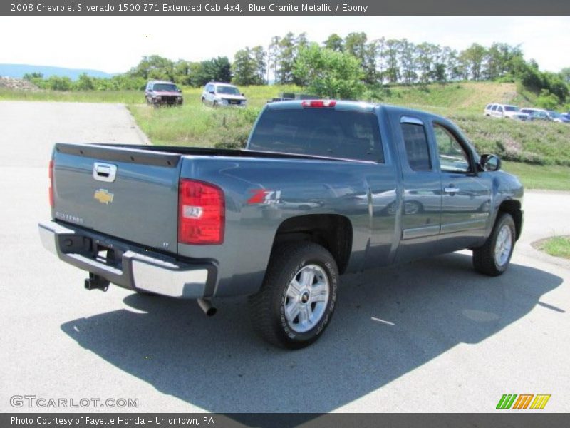 Blue Granite Metallic / Ebony 2008 Chevrolet Silverado 1500 Z71 Extended Cab 4x4