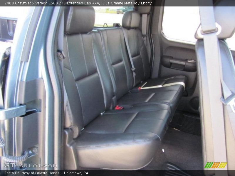 Blue Granite Metallic / Ebony 2008 Chevrolet Silverado 1500 Z71 Extended Cab 4x4