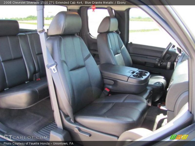 Blue Granite Metallic / Ebony 2008 Chevrolet Silverado 1500 Z71 Extended Cab 4x4