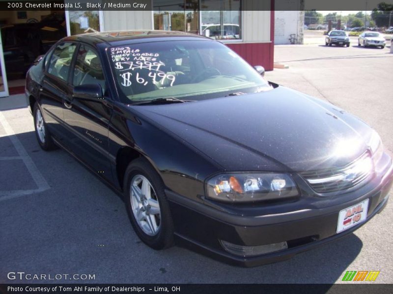 Black / Medium Gray 2003 Chevrolet Impala LS