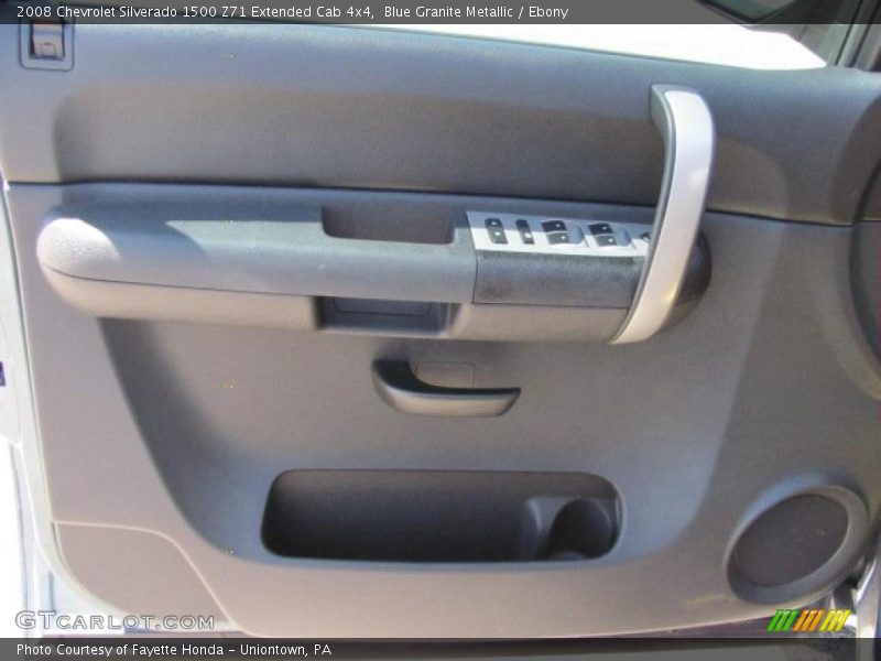 Blue Granite Metallic / Ebony 2008 Chevrolet Silverado 1500 Z71 Extended Cab 4x4