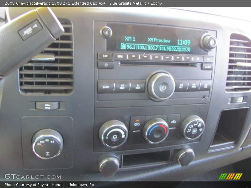 Blue Granite Metallic / Ebony 2008 Chevrolet Silverado 1500 Z71 Extended Cab 4x4