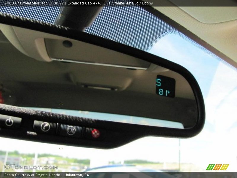 Blue Granite Metallic / Ebony 2008 Chevrolet Silverado 1500 Z71 Extended Cab 4x4