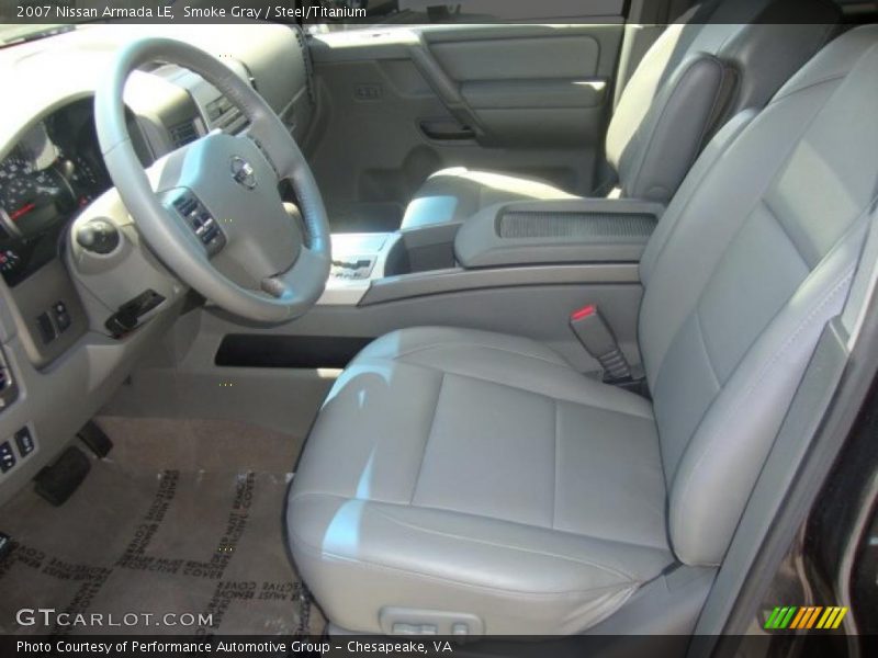 Smoke Gray / Steel/Titanium 2007 Nissan Armada LE