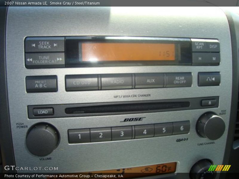 Smoke Gray / Steel/Titanium 2007 Nissan Armada LE
