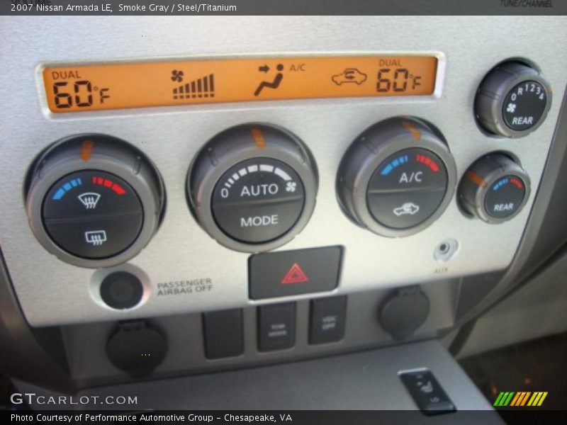 Smoke Gray / Steel/Titanium 2007 Nissan Armada LE