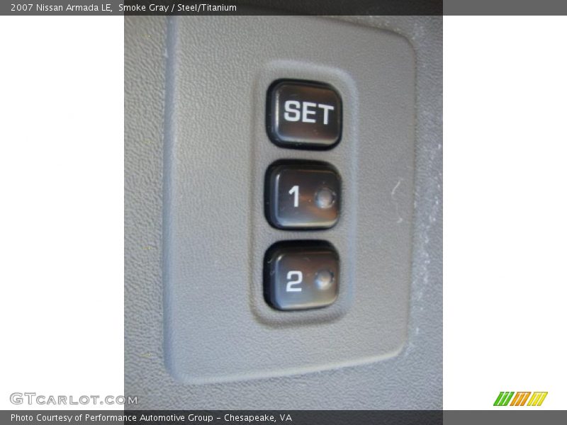 Smoke Gray / Steel/Titanium 2007 Nissan Armada LE