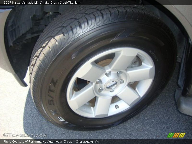 Smoke Gray / Steel/Titanium 2007 Nissan Armada LE