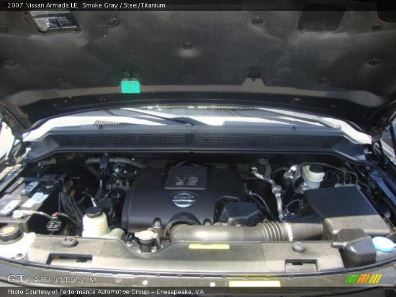 Smoke Gray / Steel/Titanium 2007 Nissan Armada LE