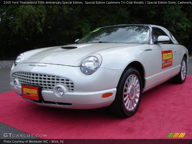 Special Edition Cashmere Tri-Coat Metallic / Special Edition Stone, Cashmere, Soft Gold 2005 Ford Thunderbird 50th Anniversary Special Edition