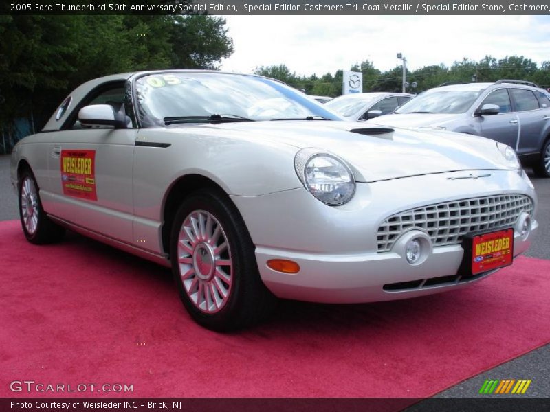 Special Edition Cashmere Tri-Coat Metallic / Special Edition Stone, Cashmere, Soft Gold 2005 Ford Thunderbird 50th Anniversary Special Edition