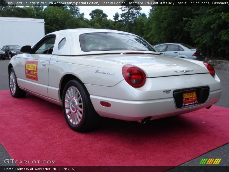 Special Edition Cashmere Tri-Coat Metallic / Special Edition Stone, Cashmere, Soft Gold 2005 Ford Thunderbird 50th Anniversary Special Edition