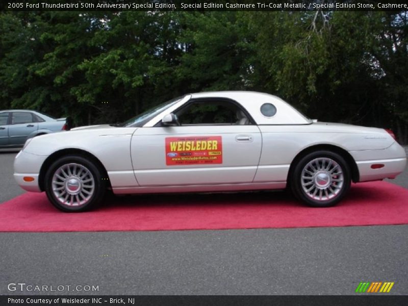 Special Edition Cashmere Tri-Coat Metallic / Special Edition Stone, Cashmere, Soft Gold 2005 Ford Thunderbird 50th Anniversary Special Edition
