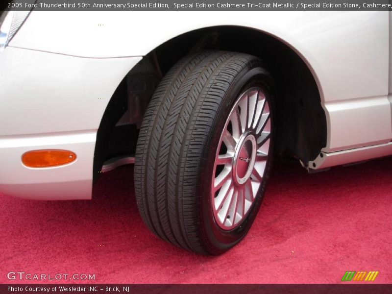 Special Edition Cashmere Tri-Coat Metallic / Special Edition Stone, Cashmere, Soft Gold 2005 Ford Thunderbird 50th Anniversary Special Edition