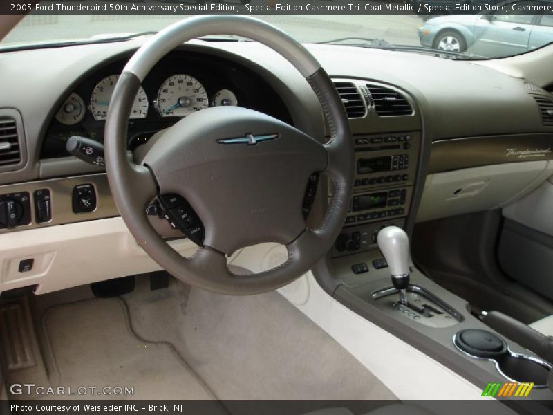 Special Edition Cashmere Tri-Coat Metallic / Special Edition Stone, Cashmere, Soft Gold 2005 Ford Thunderbird 50th Anniversary Special Edition