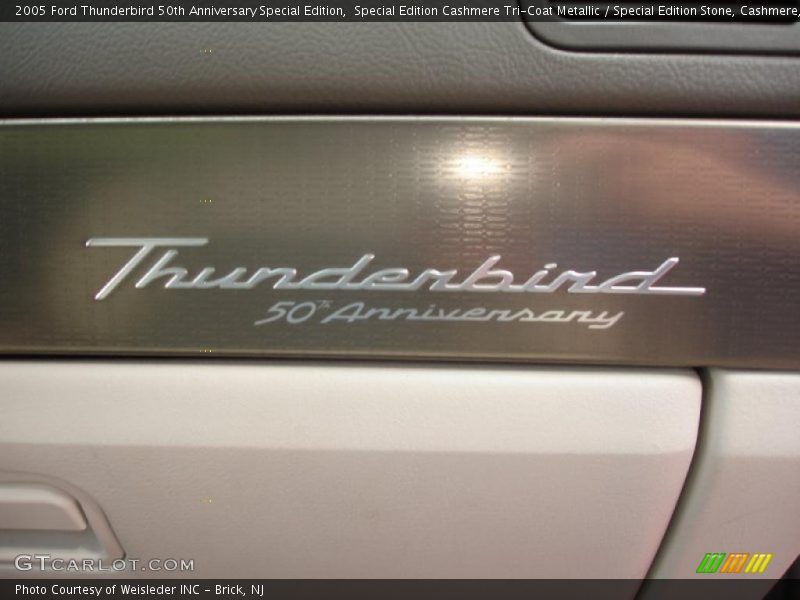 Special Edition Cashmere Tri-Coat Metallic / Special Edition Stone, Cashmere, Soft Gold 2005 Ford Thunderbird 50th Anniversary Special Edition