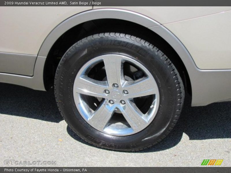 Satin Beige / Beige 2009 Hyundai Veracruz Limited AWD