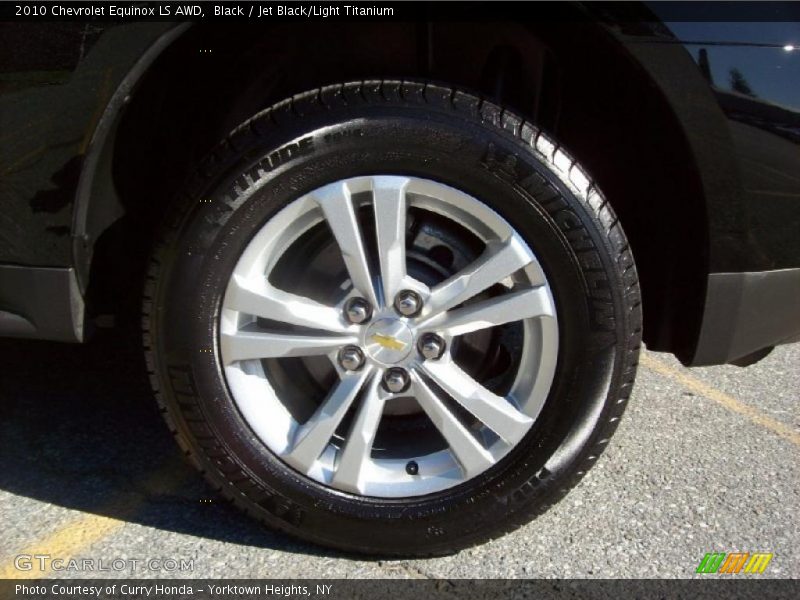 Black / Jet Black/Light Titanium 2010 Chevrolet Equinox LS AWD