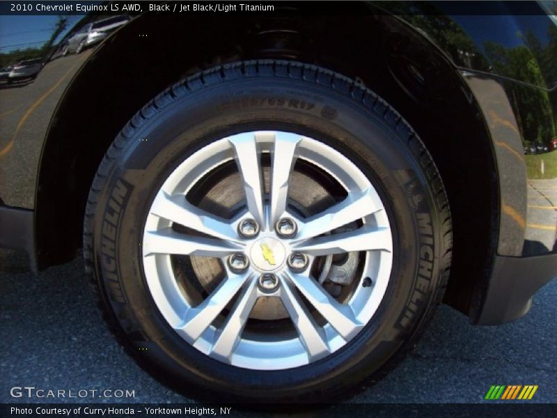 Black / Jet Black/Light Titanium 2010 Chevrolet Equinox LS AWD