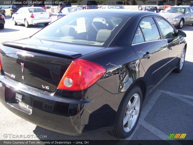 Black / Ebony 2007 Pontiac G6 V6 Sedan