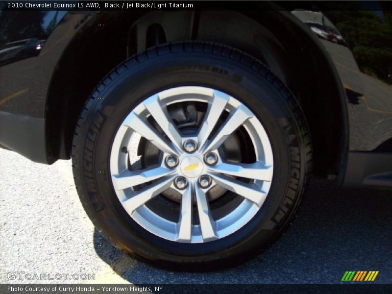 Black / Jet Black/Light Titanium 2010 Chevrolet Equinox LS AWD