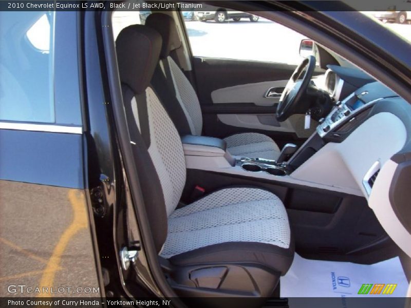 Black / Jet Black/Light Titanium 2010 Chevrolet Equinox LS AWD