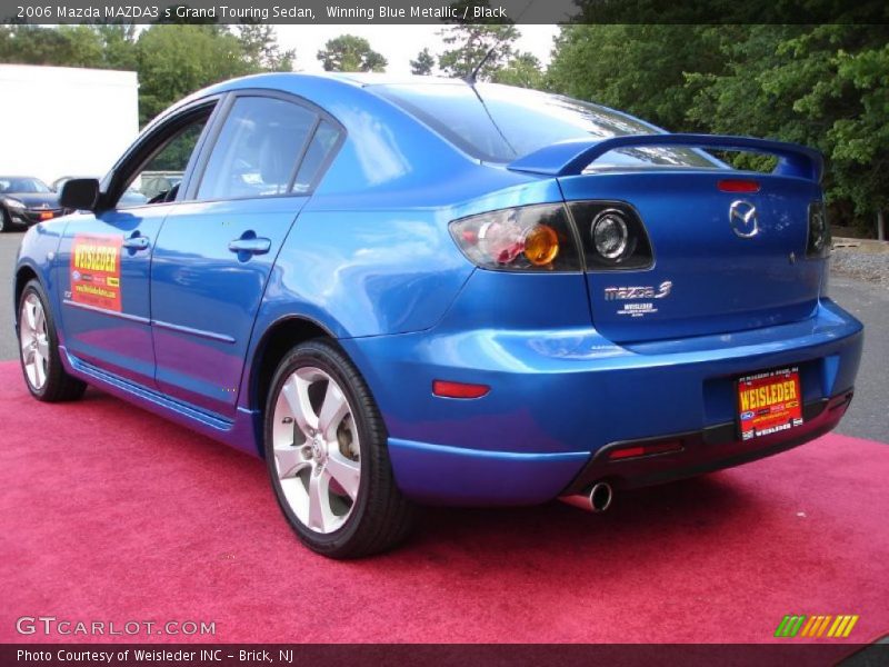 Winning Blue Metallic / Black 2006 Mazda MAZDA3 s Grand Touring Sedan