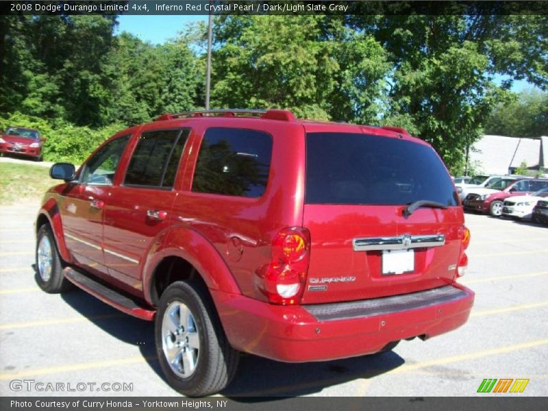 Inferno Red Crystal Pearl / Dark/Light Slate Gray 2008 Dodge Durango Limited 4x4