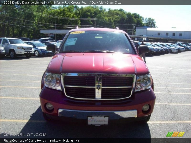 Inferno Red Crystal Pearl / Dark/Light Slate Gray 2008 Dodge Durango Limited 4x4