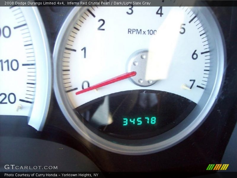 Inferno Red Crystal Pearl / Dark/Light Slate Gray 2008 Dodge Durango Limited 4x4