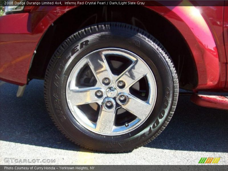 Inferno Red Crystal Pearl / Dark/Light Slate Gray 2008 Dodge Durango Limited 4x4